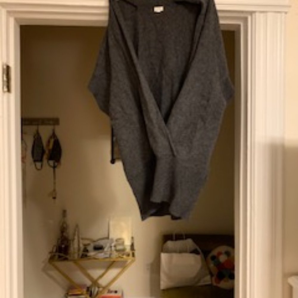 J.Crew Gray V Neck Sweater